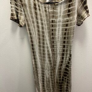Tie-Dye Short Sleeve Dress